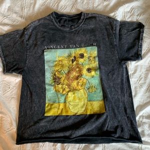 Cute cropped Van Gogh T